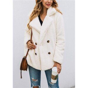 Women's Winter Coat/ Faux Shearling/ Shaggy Oversized Jacket